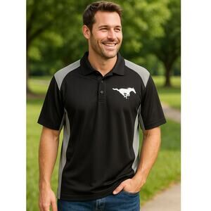 New Era Calgary Stampeders Official CFL Sideline Polo Shirt L